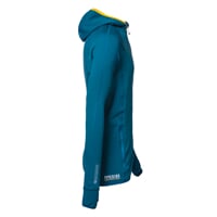 TOREZ HOODY MERINO pánská funkční sportovní mikina s kapucí petrol