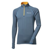 TOREZ ZIP pánská funkční sportovní mikina modrošedá/kari