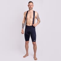 TORQMAN SHORTS BIB pánské cyklistické kraťasy s kšandami černá