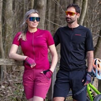 TRAFFICA dámsky cyklistický dres bordó