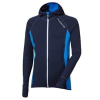 TOREZ HOODY pánská funkční sportovní mikina s kapucí tm.modrá/sv.modrá