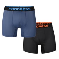 TX SKN 2-PACK set pánských funkčních boxerek čierna + tm.modrá