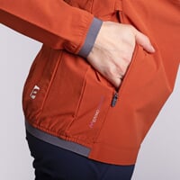 WOOLCRAFT LADY dámska bunda s merinom terakota/tm.modrá